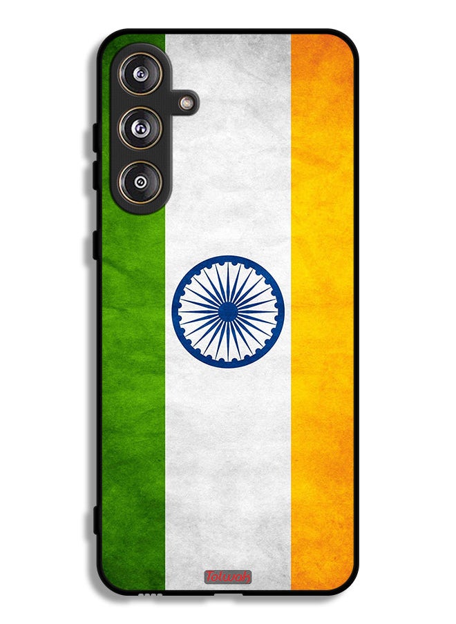 Tolwak Samsung Galaxy M55 5G Protective Case Cover Luminous Indian Flag  - Image 1