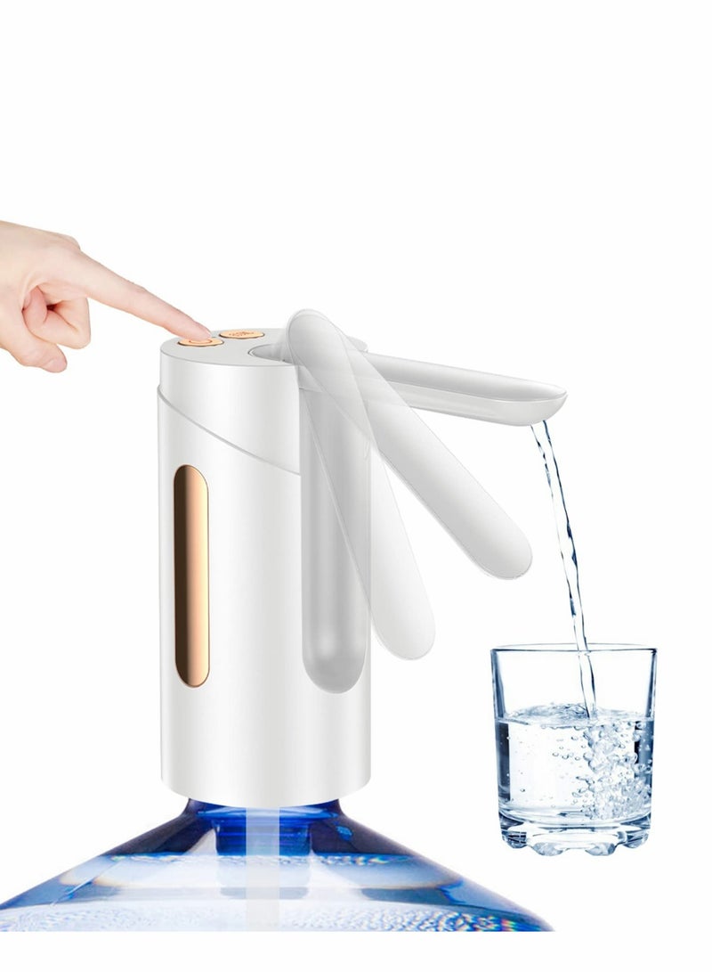 Electric Water Bottle Dispenser USB Charging Automatic Pump for 1-5 Gallon Jugs Ideal for Home Office and Camping - Image 1