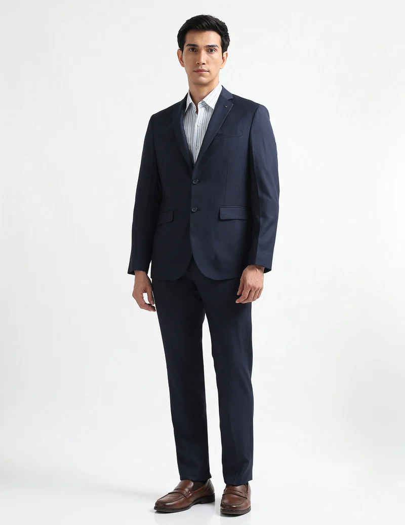 Arrow Navy Tailored Fit Two Piece Suit for Men | Best Price UAE