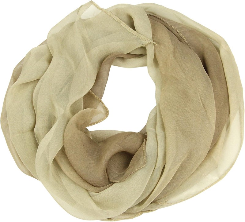 PANTONIGHT Long Chiffon Sheer Scarf Gradient Shaded Colors Lightweight Scarf For Womens - Image 3