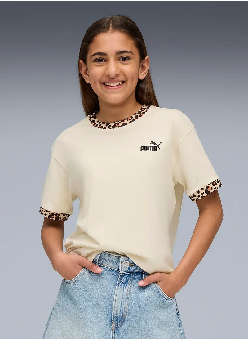 PUMA Kids Essential Relaxed Animal Printed T-Shirt