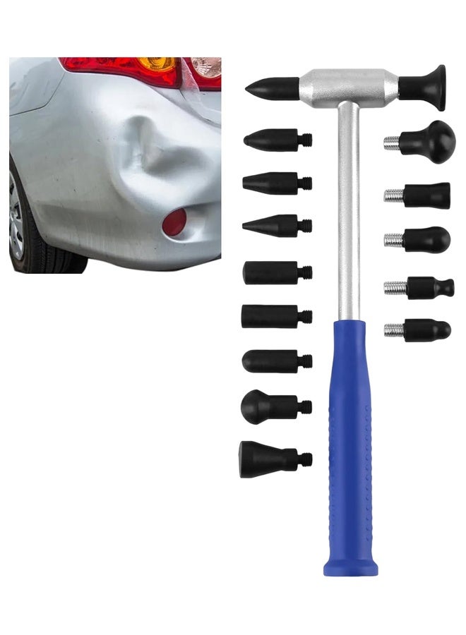 DUNISO 16-Piece Car Dent Remover，Auto Paintless Dent Repair Tools，Detachable Repair Hammer with 15 Interchangeable Heads，Sturdy and Durable，Used for Repairing Car Dents - Image 1
