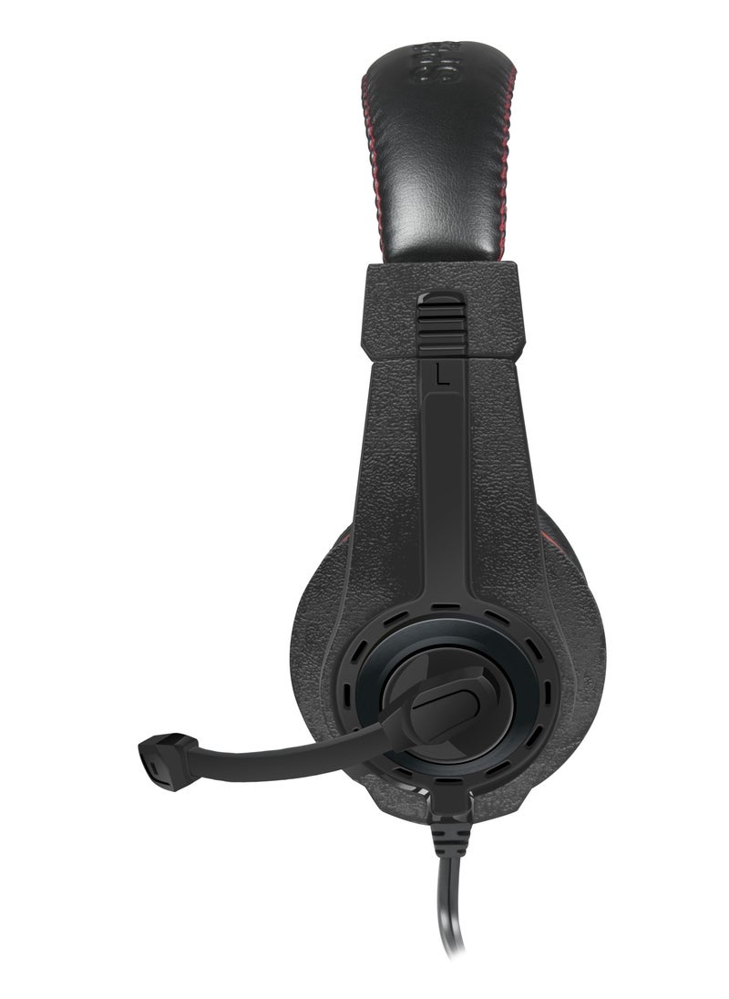 SPEEDLINK SpeedLink Legatos Stereo Gaming Headset with Microphone, Black and Red - SL-860000-BK  - Image 4