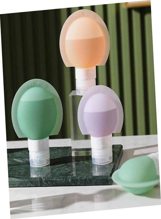 QUIRA 3pcs Travel Bottle Empty Toiletries Containers Small Travel Bottles for Shampoo Refillable for Cosmetic Lotion Use - Image 4