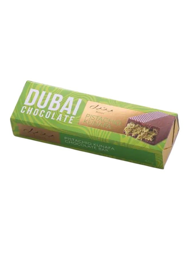 Pistachio Kunafa Chocolate Bar (Single Bar)