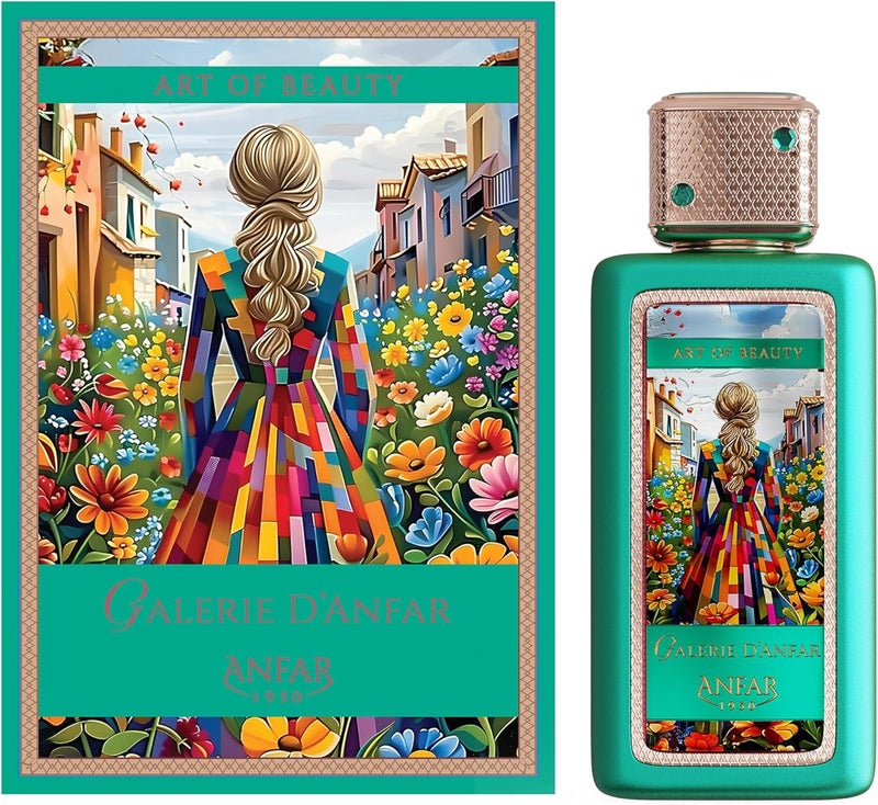 عنفر أنفار جاليري دانفار - بخاخ عطر آرت أوف بيوتي إكستريت دي بارفان للجنسين، 3.4 أونصة - Image 1
