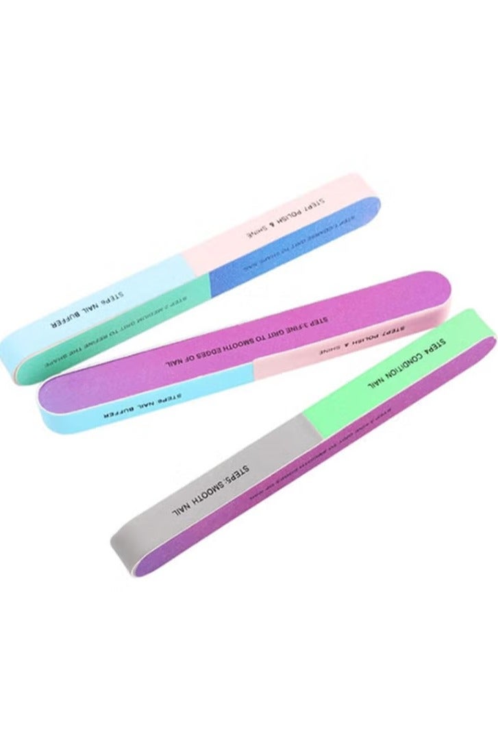 مبرد أظافر مزدوج الوجهين متعدد الألوان - Image 1