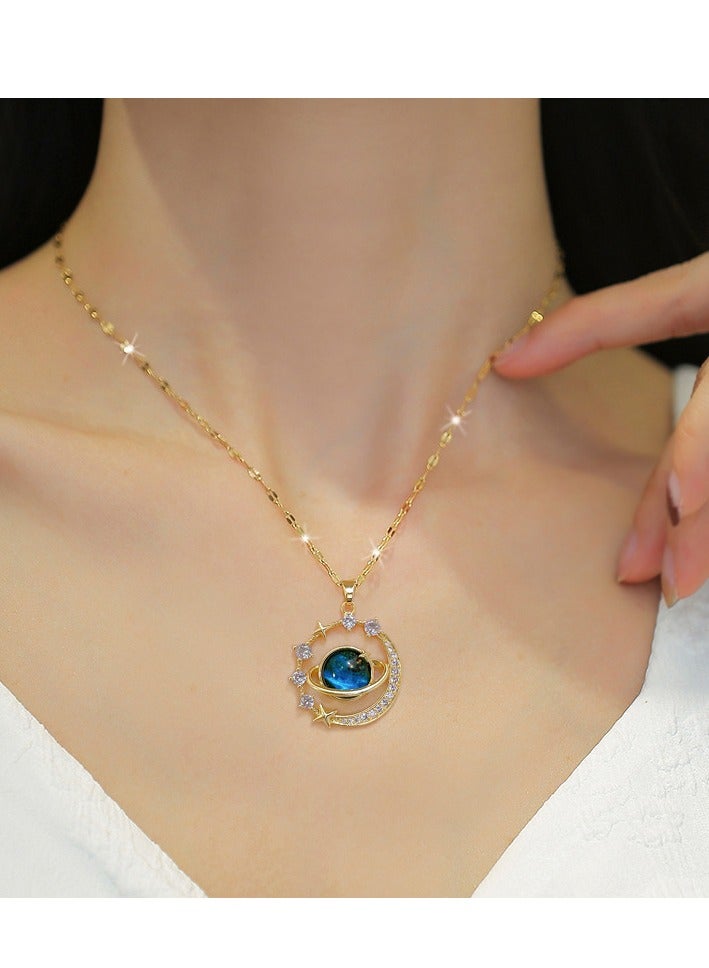 قلادة قلادة القمر والكواكب الحساسة - Image 1