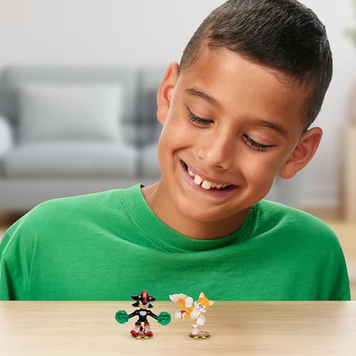 AKEDO Sonic The Hedgehog Versus Pack with Tails and Shadow, Mini Collectable Battling Action Warriors, 2.25 Inches Tall, Contains 2 Battle Controllers - Image 3