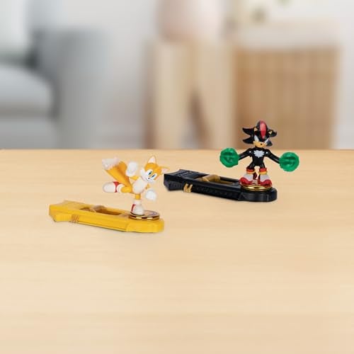 AKEDO Sonic The Hedgehog Versus Pack with Tails and Shadow, Mini Collectable Battling Action Warriors, 2.25 Inches Tall, Contains 2 Battle Controllers - Image 2