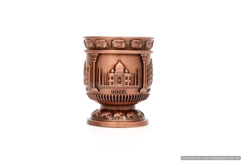 Skywalk Souvenir Taj Mahal India Shot GlassMetal Souvenir CupPerfect Souvenir for HomeGifts and Travel Assorted Color - Image 1