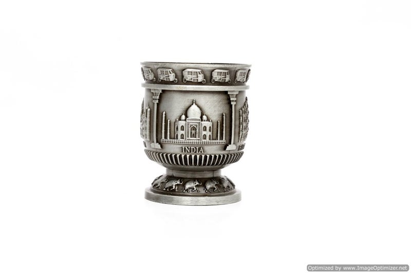 Skywalk Souvenir Taj Mahal India Shot GlassMetal Souvenir CupPerfect Souvenir for HomeGifts and Travel Assorted Color - Image 2