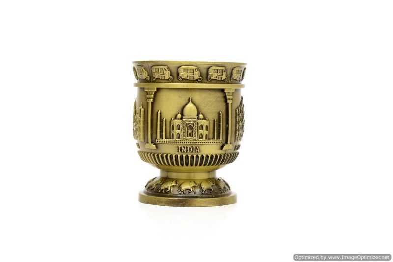 Skywalk Souvenir Taj Mahal India Shot GlassMetal Souvenir CupPerfect Souvenir for HomeGifts and Travel Assorted Color - Image 3