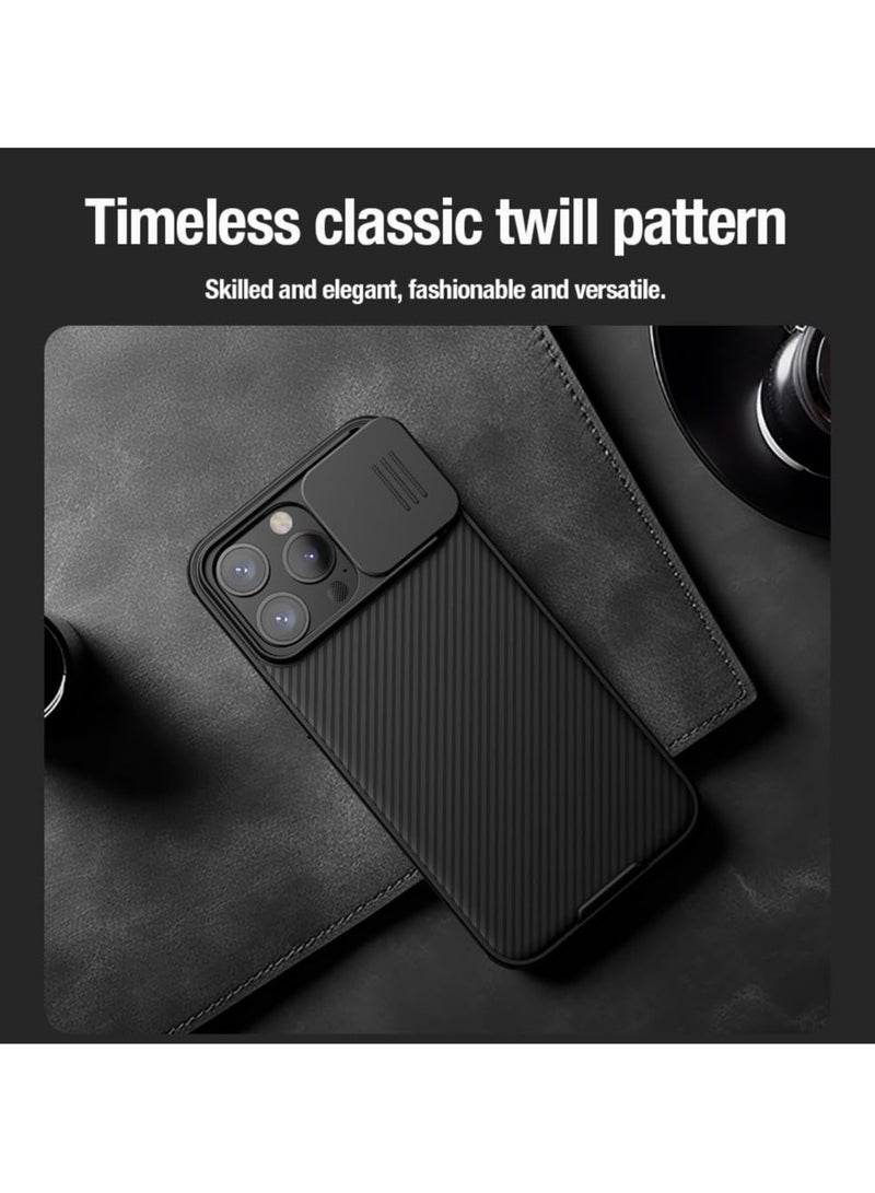 Nillkin Case Cover CamShield Pro  Case With Slide Camera For Iphone 15 Pro Max (Black) - Image 2