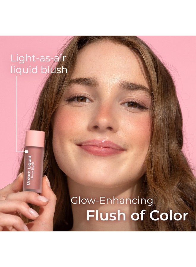 MCoBeauty Dream Liquid Dewy Blush, Soft Pink, Radiant Flush for Fresh, Glowing Cheeks, Vegan, Cruelty Free Cosmetics - Image 2