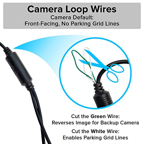 Master Tailgaters 10.5" OEM Rear View Mirror with 4.3" LCD Screen and 170° Backup Camera | Rearview Universal Fit | Auto Adjusting Brightness LCD | Anti Glare | Full Original Mirror Replacement - Image 5