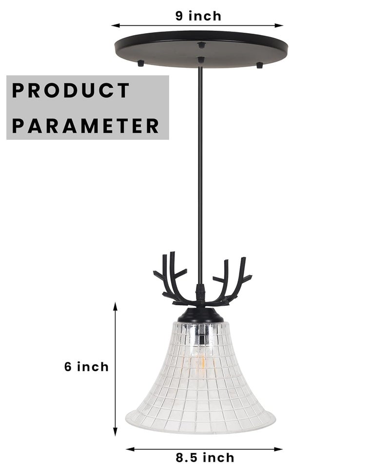 kinis 3D Curve Tapper Design Round Thaali Round Cluster Pendant Light/Cluster Hanging Light/Cluster Ceiling Light/Three Pendant Lamp to Décor Home/Living Room/Bedroom/Office/Dining/Cafe (with Bulb) - Image 5