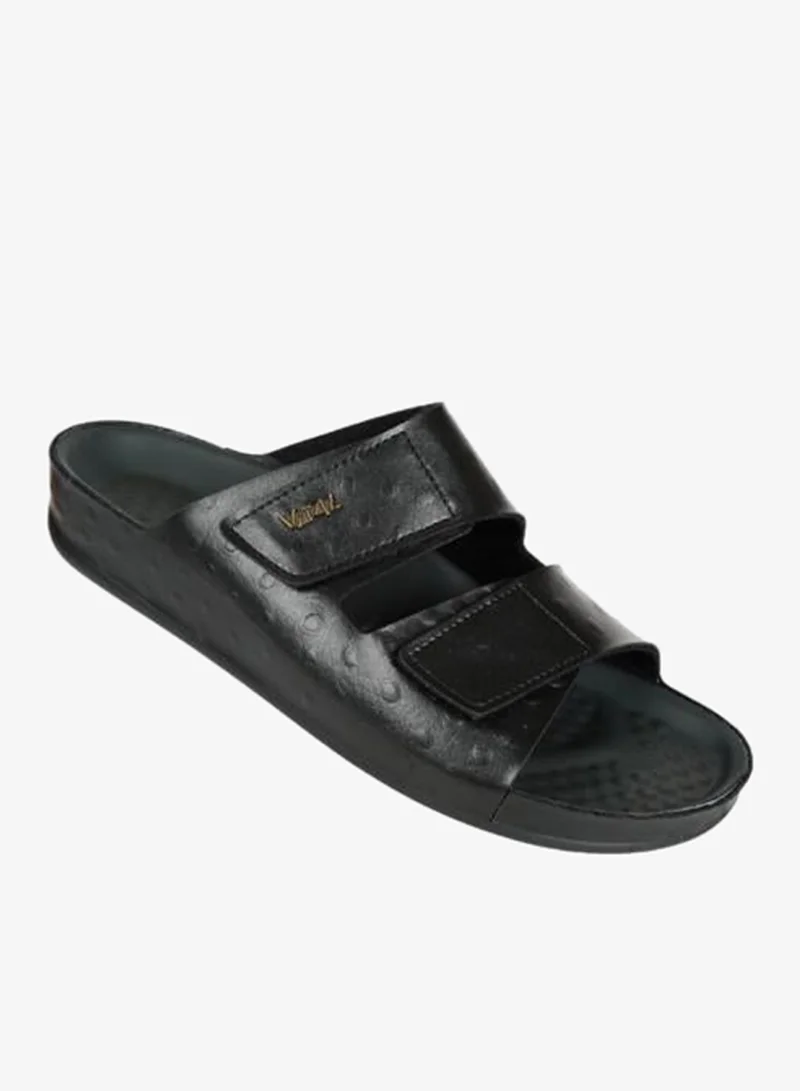 VITAL 148-1118 Vital Mens Vital S - Synth/Strauss Sandals 0938SY Black