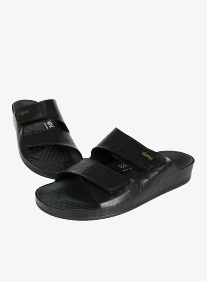 VITAL 148-1118 Vital Mens Vital S - Synth/Strauss Sandals 0938SY Black - Image 3