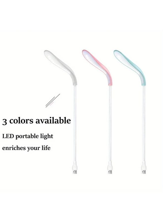 Modern Desk Lamp USB Rechargeable LED Reading Light With Touch Control Dimmable Plastic Freestanding Night Light For Bedroom Living Room Office Dorm Back To School Gift Duckbill Blue - Image 5