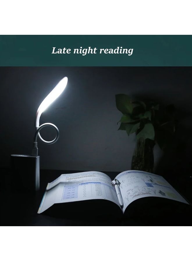 Modern Desk Lamp USB Rechargeable LED Reading Light With Touch Control Dimmable Plastic Freestanding Night Light For Bedroom Living Room Office Dorm Back To School Gift Duckbill Blue - Image 3