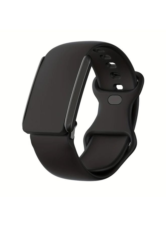 Black Silicone Fitness Sport Wristband For Whoop 4 0 Adjustable Strap For Men And Women - Image 1