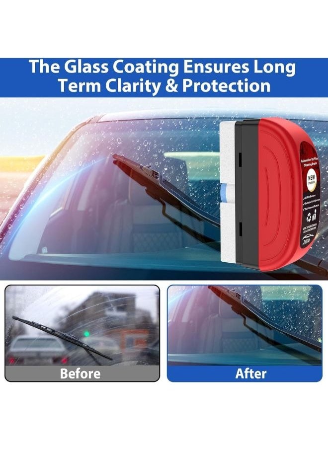 Generic - Automotive Oil Film Cleaning Brush, Glass Cleaning Board, Car Windshield Cleaner & Remover, Powerful Visual Effect Enhancer - Image 1