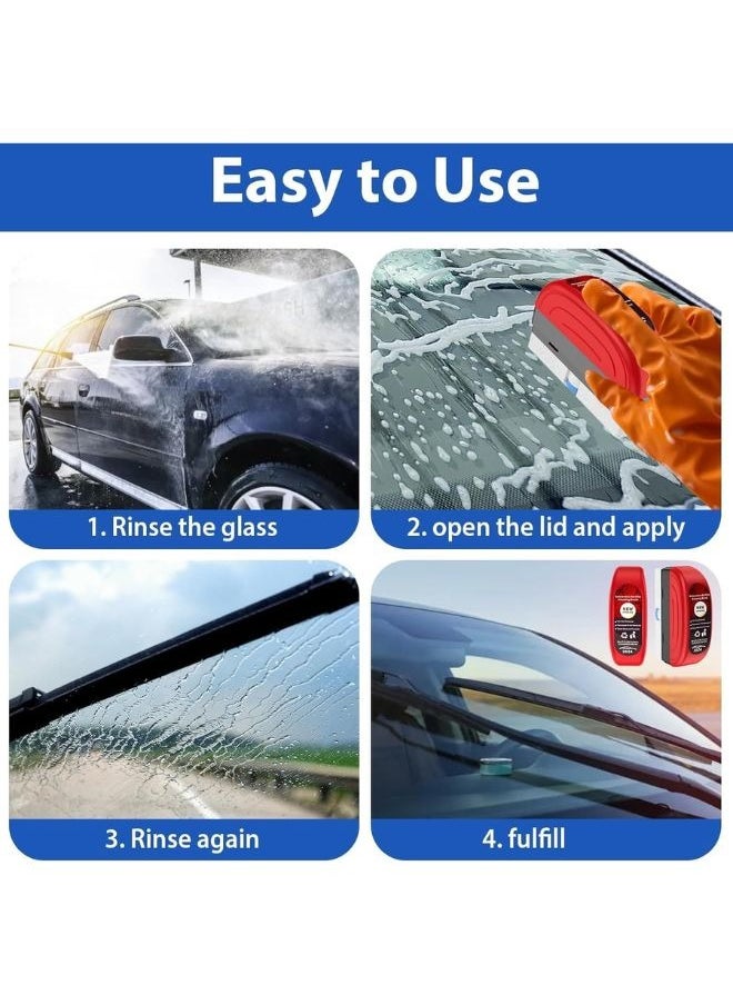 Generic - Automotive Oil Film Cleaning Brush, Glass Cleaning Board, Car Windshield Cleaner & Remover, Powerful Visual Effect Enhancer - Image 1