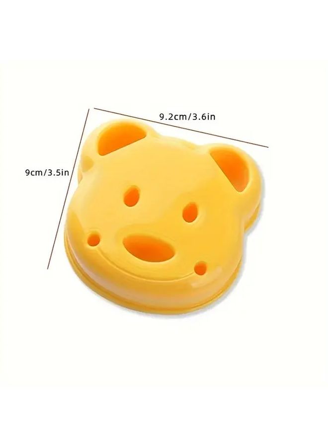 1pc Cartoon Bear Sandwich Cutter And Sealer Non Stick Cookie Candy Mold Biscuit Chocolate Cutter Breakfast Making Mold Baking Tool Kitchen Gadget Home Accessory - Image 4
