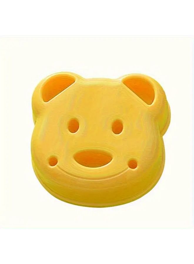 1pc Cartoon Bear Sandwich Cutter And Sealer Non Stick Cookie Candy Mold Biscuit Chocolate Cutter Breakfast Making Mold Baking Tool Kitchen Gadget Home Accessory - Image 3