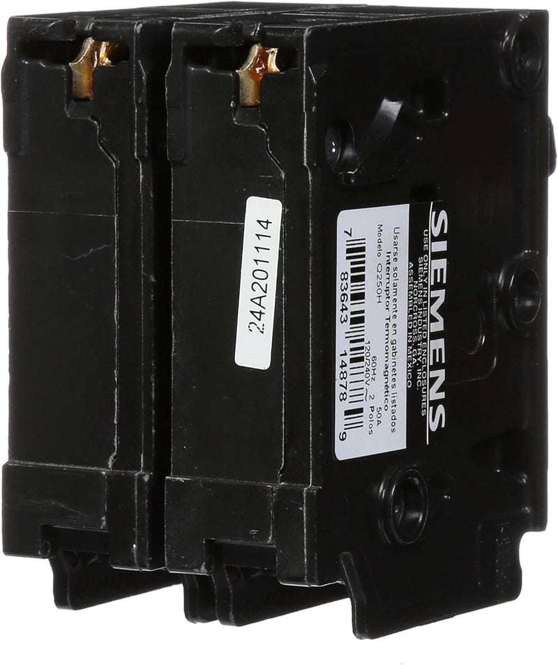 SIEMENS SIEMENS Q250H 50Amp Double Pole 22kA Type QPH Circuit Breaker 240 Volts  - Image 4
