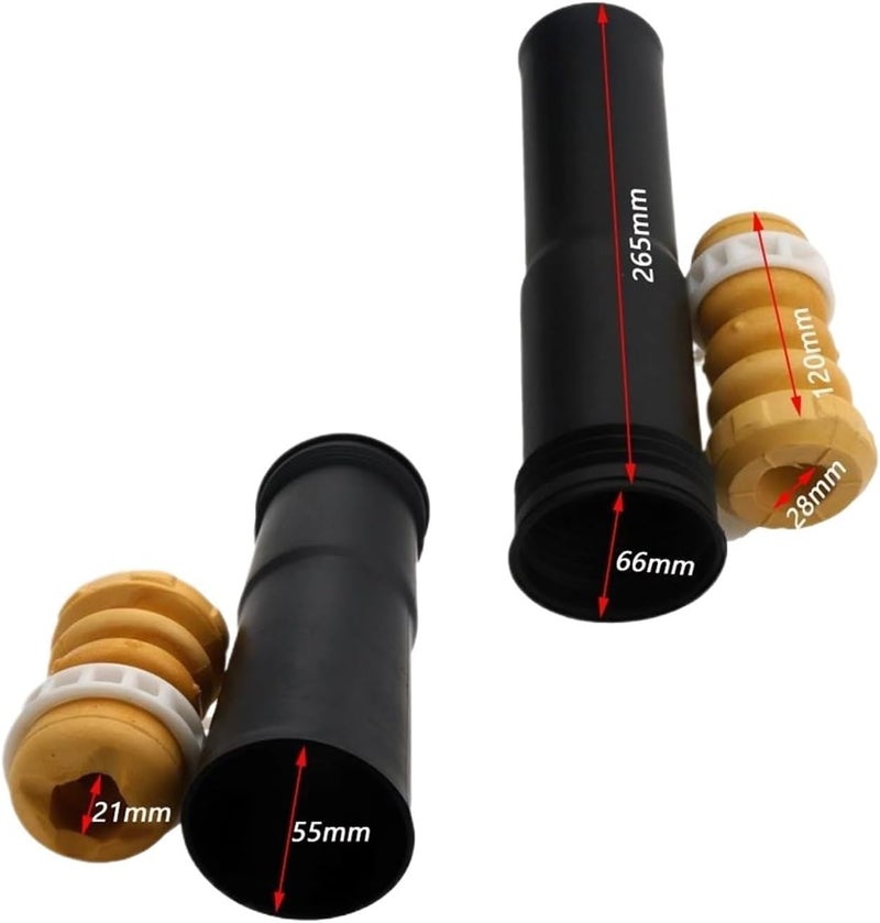 Wivplex Rear Dust Cover Air Shock Absorber Bellow Boot Set - Image 2