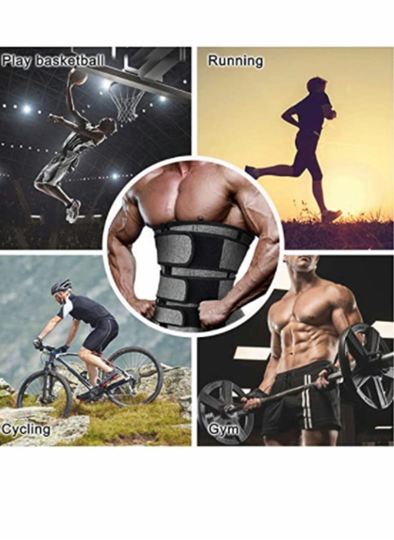 KASTWAVE - Waist Trimmer for Men, Belly Fat Burner Waist Trainer Unisex, Workout Neoprene Belt Body Shaper Belt Women Sculpting Back Support and Improved Posture,XL - Image 1