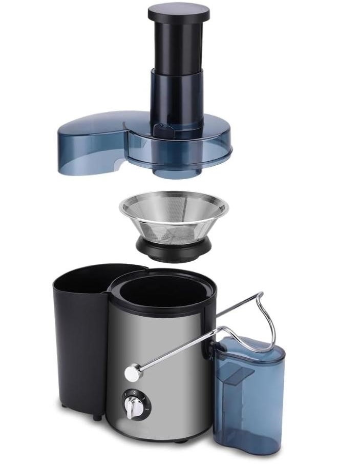 SILVER CREST 1000W Centrifugal Juicer Machines Vegetable and Fruit , Juice Extractor with 3 Modes 2 Speeds, Juice Maker Machine, Stainless Steel, Anti-Drip, Overheat Protection  - Image 2