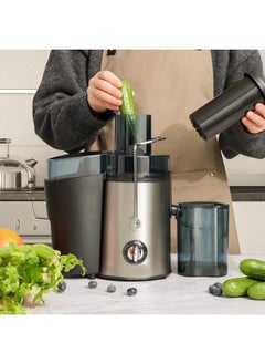 SILVER CREST 1000W Centrifugal Juicer Machines Vegetable and Fruit , Juice Extractor with 3 Modes 2 Speeds, Juice Maker Machine, Stainless Steel, Anti-Drip, Overheat Protection  - Image 3