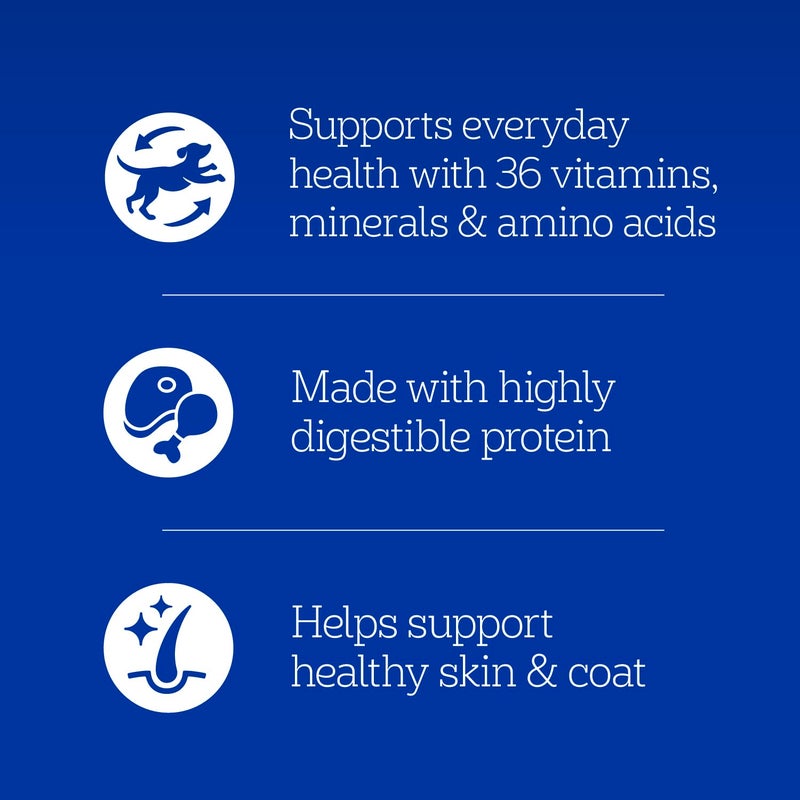 Pedigree Chopped Ground Dinner Wet Dog Food Beef & Bacon Variety Pack, (30) 3.5 oz. Pouches - Image 2