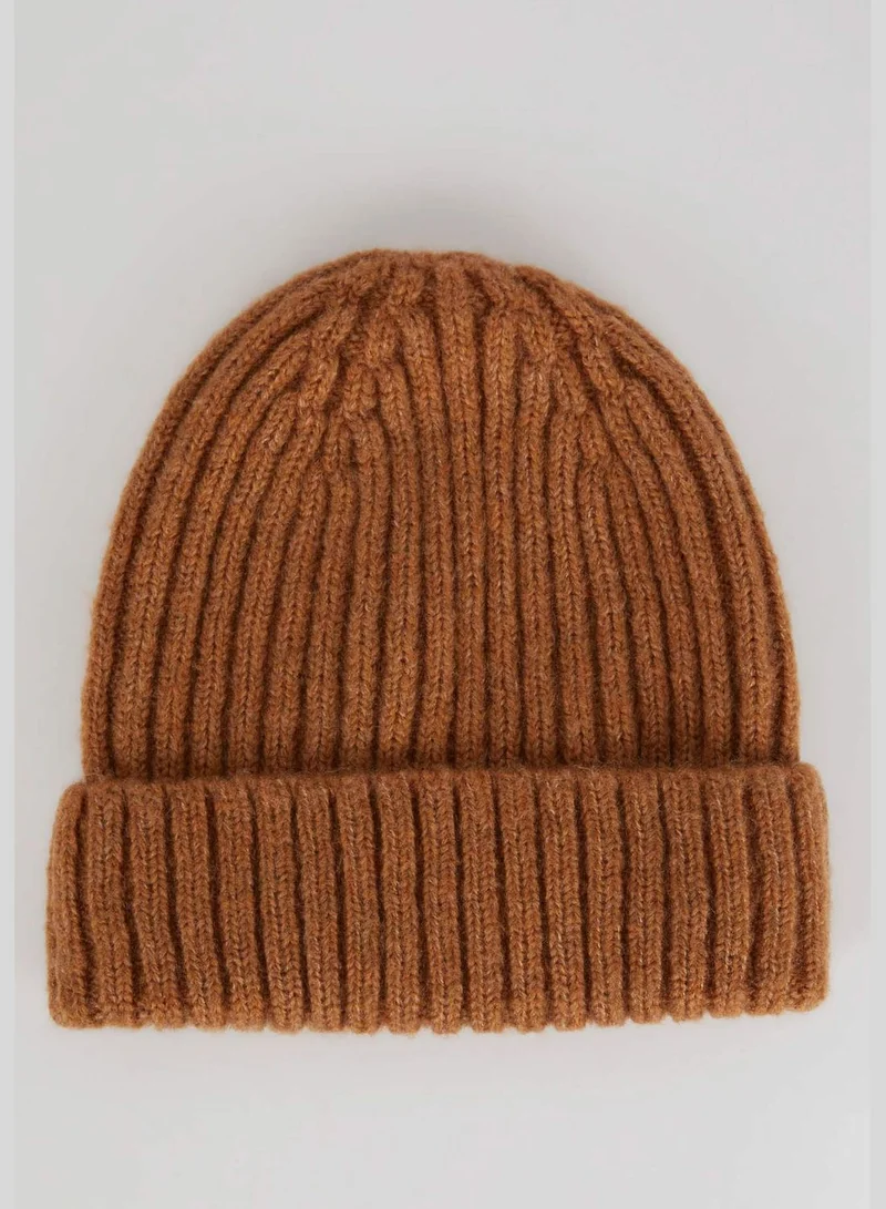 DeFacto Slogan Print Knit Beanie