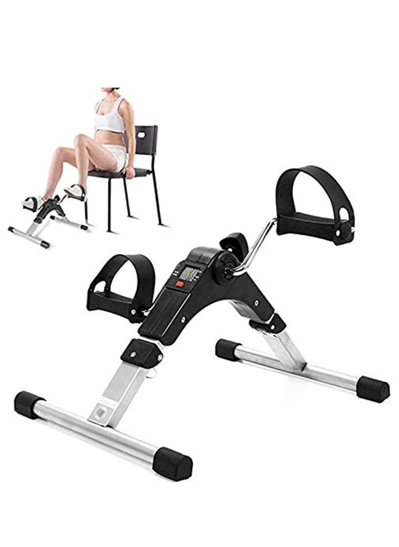 DubaiGallery Portable Pedal Exerciser Deluxe Folding Exercise Peddler with Electronic Display, Arm & Leg Exercise Peddler Machine Exercise Bike Leg Machine Indoor Limbs Training Sports Workout Fitness Equipment  - Image 3