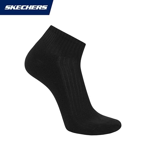 Skechers Men's 10-Pack Half Terry Classic Quarter Crew Socks, Comfort-Fit & Cushioned Footbed - Image 5