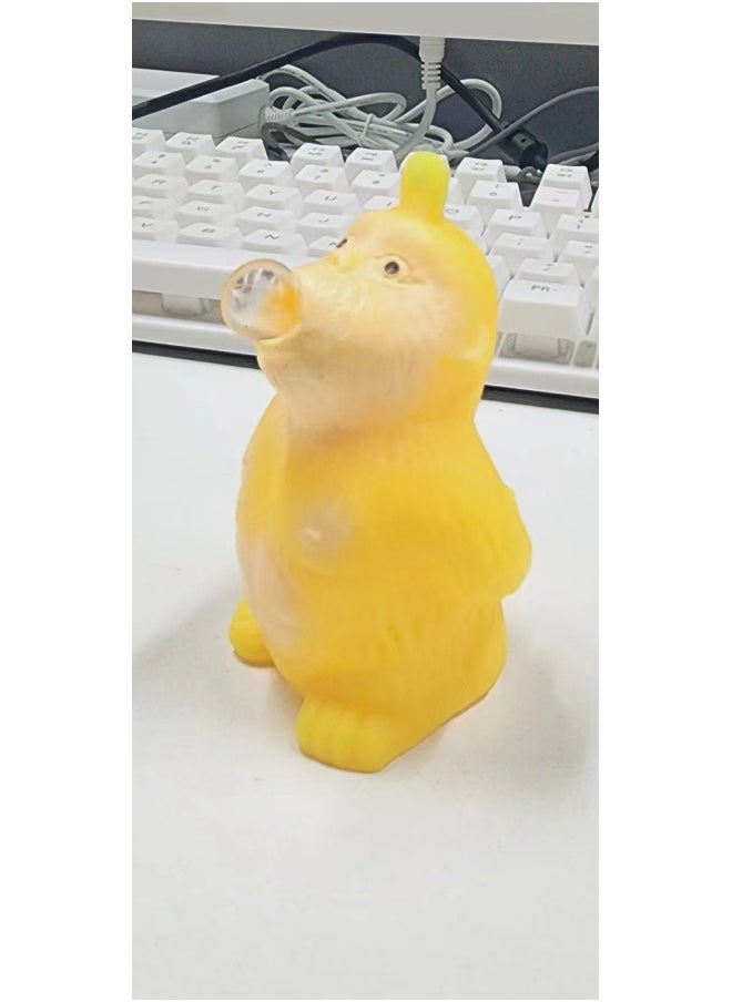 xozgdovg - Rubber Bubble Pop Fidget Toy - Cute Beaver Keychain - Image 1