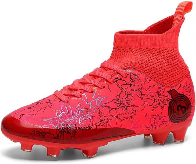 DISRATEBLU Kids Soccer Shoes Boys Football Cleats Professional Athletic Outdoor Trainning Football Shoes Youth Girl Turf Soccer Cleats - Image 1