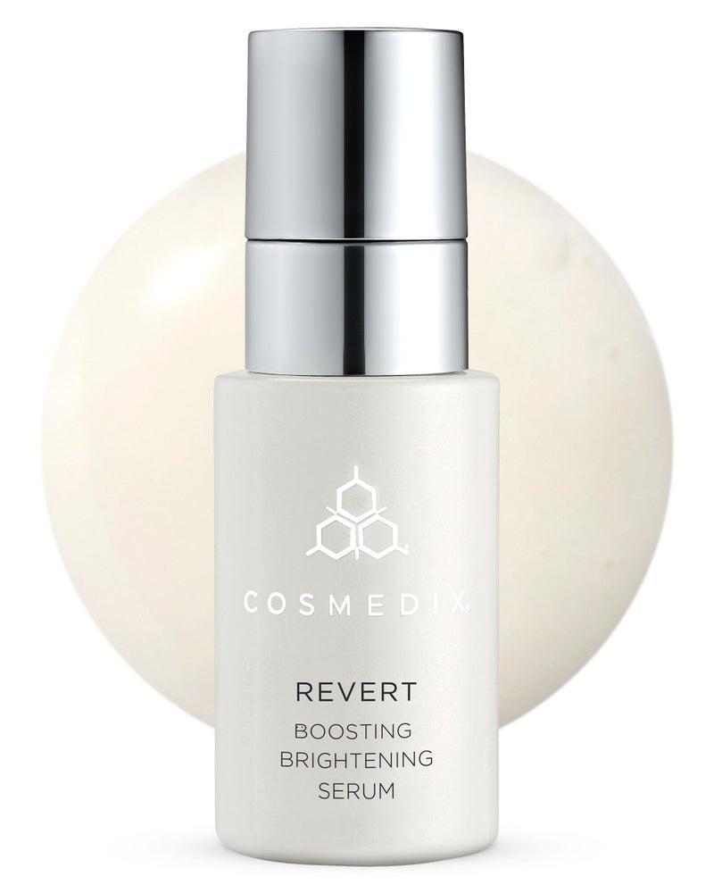 COSMEDIX Revert Boosting Brightening Face Serum - Hydrating Facial Serum for Dark Spots & Uneven Skin Tone - Firming Skincare for Brighter & Natural Glow, All Skin Types, Cruelty Free - Image 1