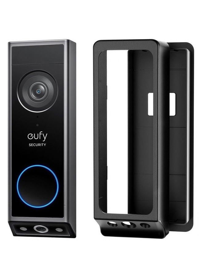 Annkoifu حامل جرس باب لاصق بدون حفر لجهاز Eufy Doorbell E340 / Wyze Duo Cam Doorbell، حامل تركيب الباب لجهاز Eufy E340، لا يحجب مستشعر الحركة، حامل كاميرا مضاد للسرقة لكاميرا جرس باب Wyze - Image 1
