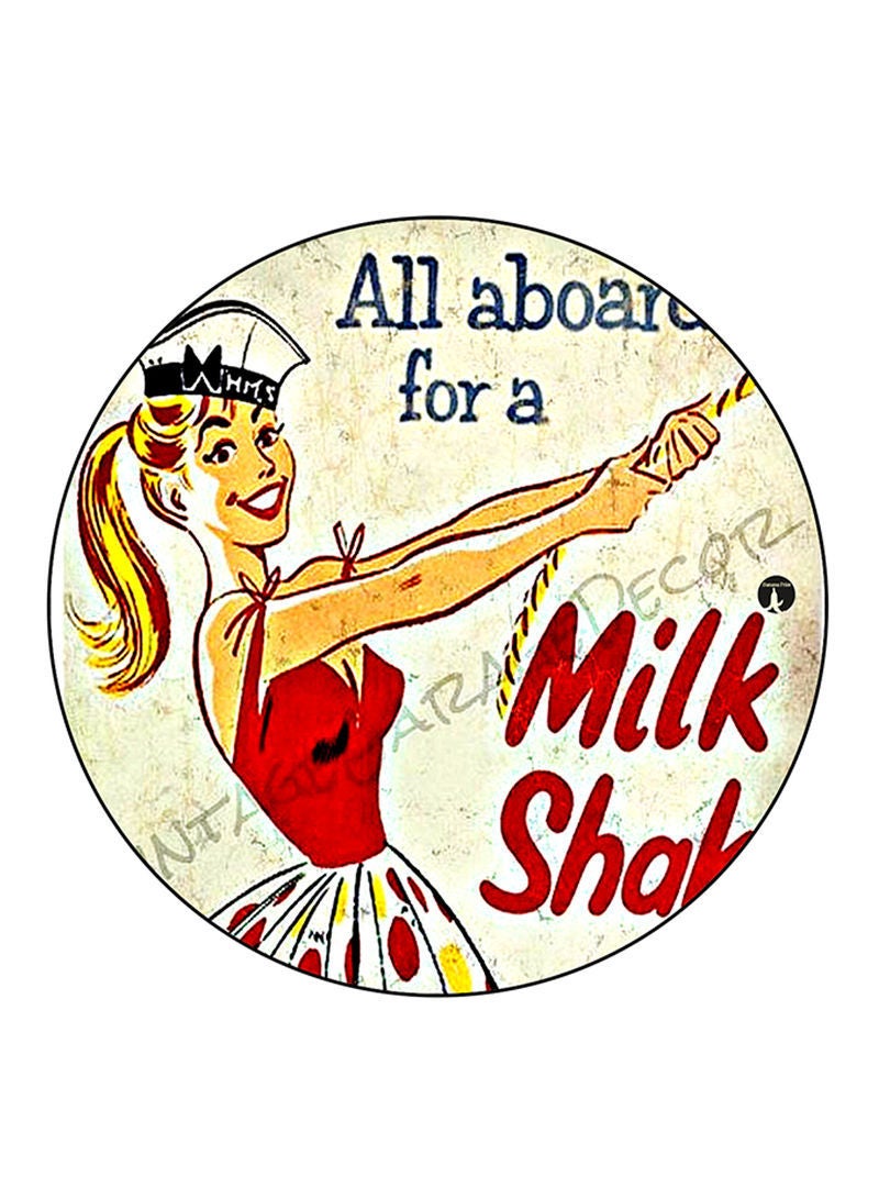 RKN Vintage Art Printed Fridge Magnet Multicolour - Image 1