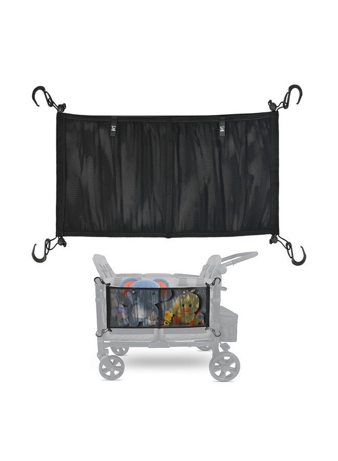 HX AURIZE Stroller Wagon Cargo Net and Organizer Wagon Accessories Compatible with WONDERFOLD All W-Series Models Black - Image 1