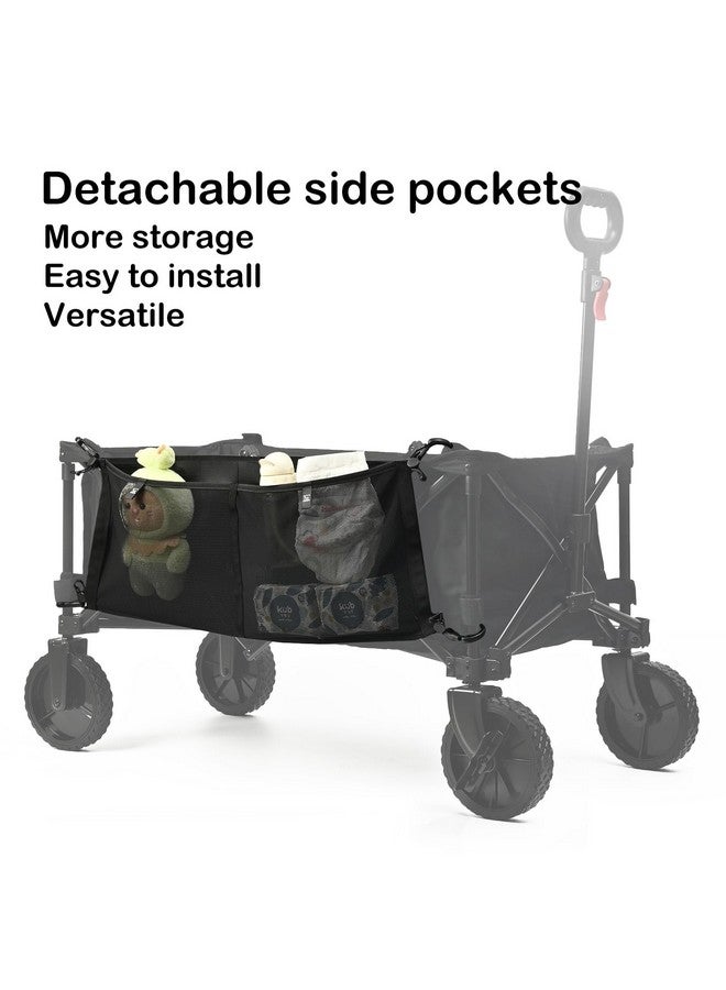 HX AURIZE Stroller Wagon Cargo Net and Organizer Wagon Accessories Compatible with WONDERFOLD All W-Series Models Black - Image 2