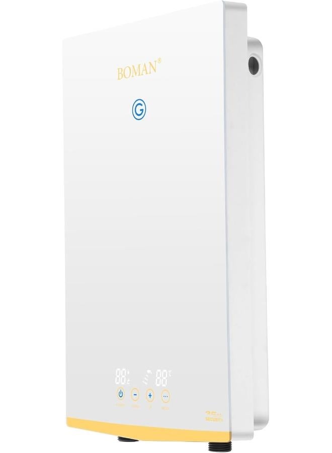 BOMAN Digital Instant Water Heater 12 KW-WZL13-White - Modern Design And Electricity Saver - Image 2