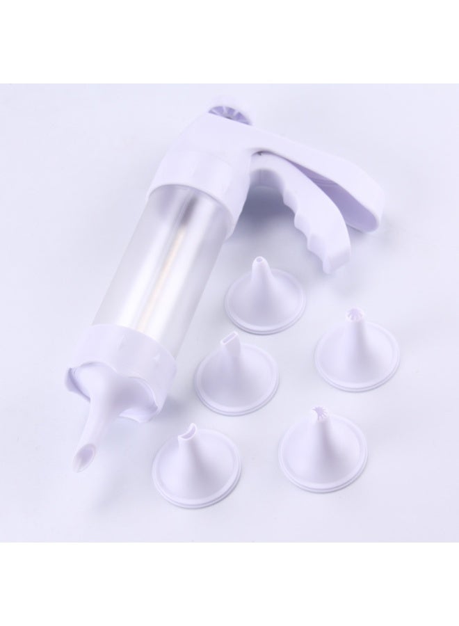Cookie Press Tool – Cookie Press Set with 12 Discs & 6 Icing Tips, Includes Mini Cookie Cutters, Ideal for DIY Baking & Decoration - Image 4