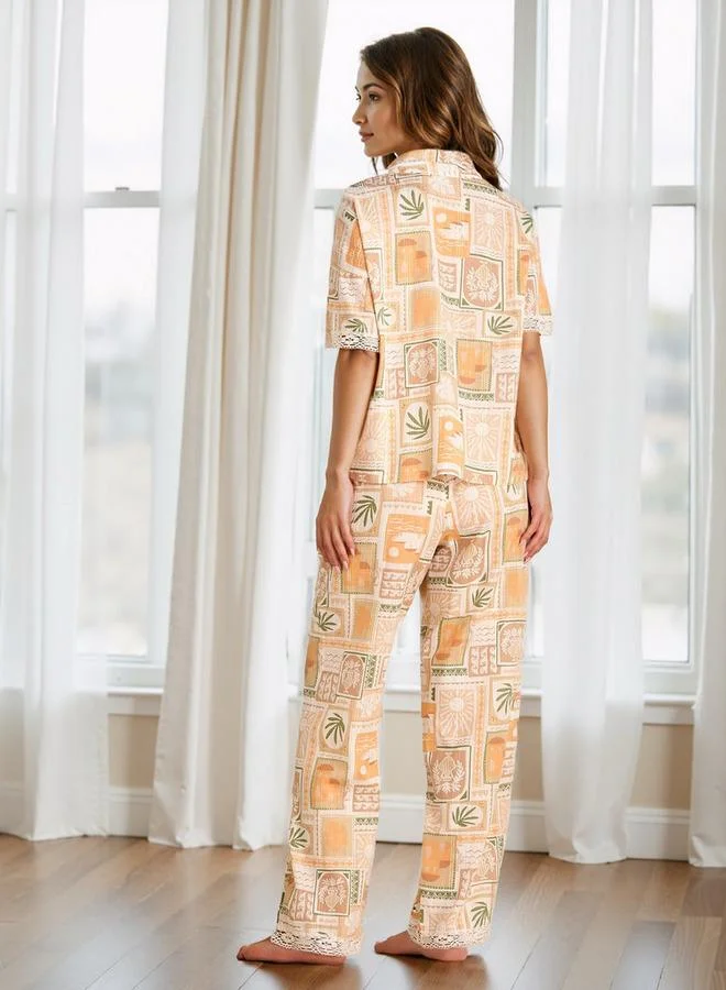Splash FAV  Printed Pyjama Set for Women | Best Price UAE