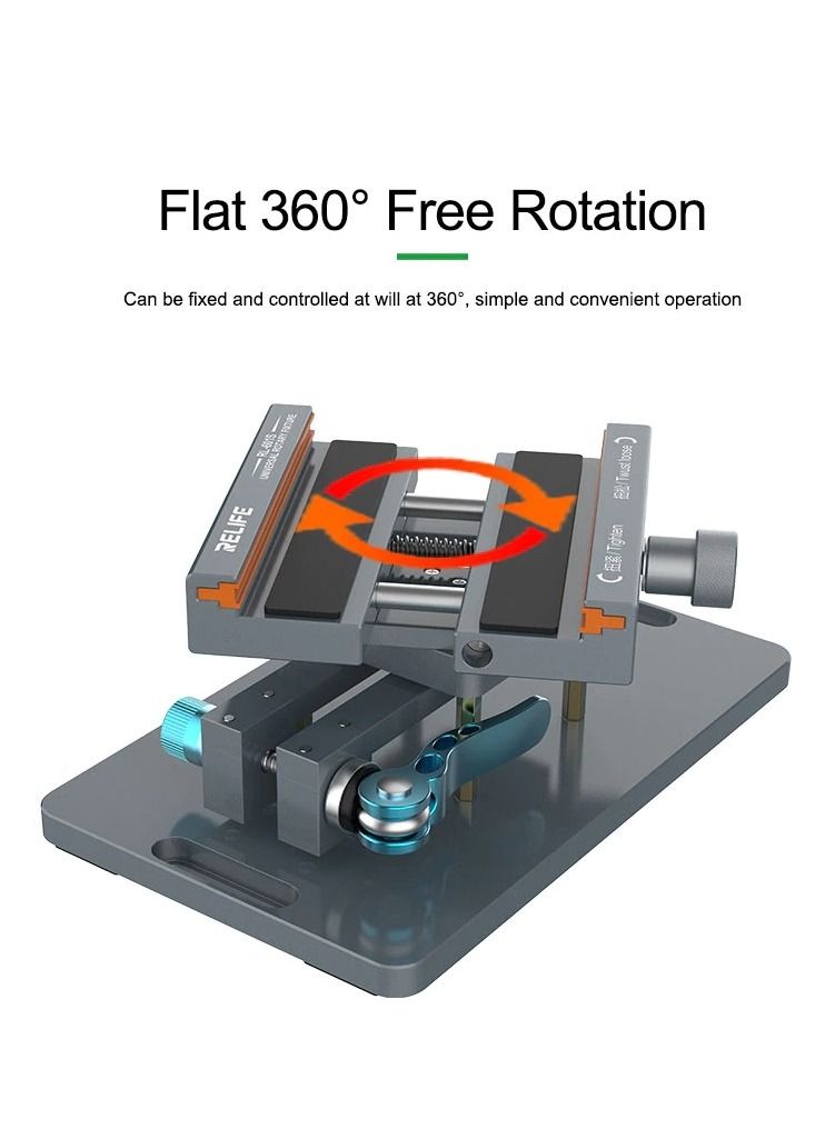 RELIFE 360 Degree Rotating Universal Fixture for Mobiles Glass Back Cover Removal Separation Tool , width can be adjusted at will - Image 2